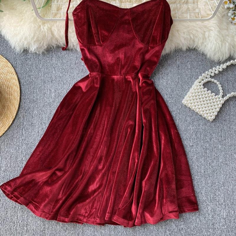 Rich Ruby Maroon Dress -Preorder Periwinkley Shop