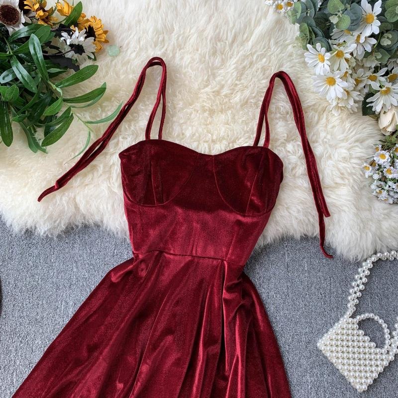 Rich Ruby Maroon Dress -Preorder Periwinkley Shop