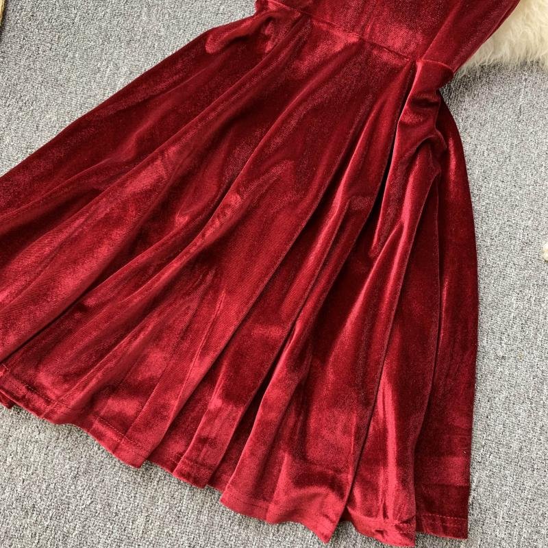 Rich Ruby Maroon Dress -Preorder Periwinkley Shop