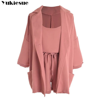 womens 3 two piece sets 2020 women's suit set crop top and skirts women woman together summer clothes for women club outfits