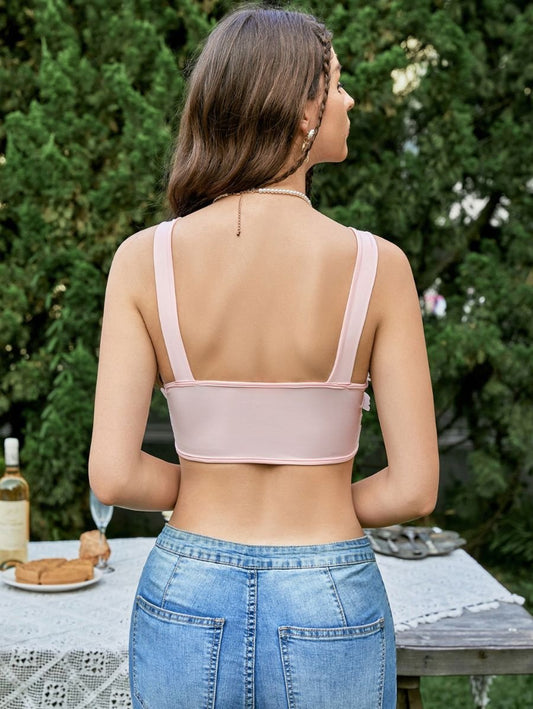 Boning Cami top Periwinkley Shop