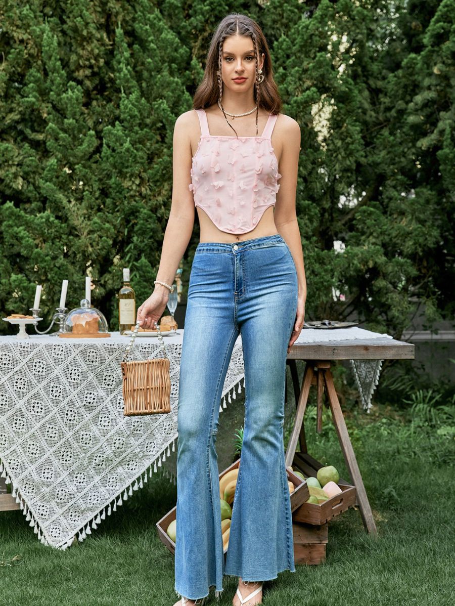 Boning Cami top Periwinkley Shop