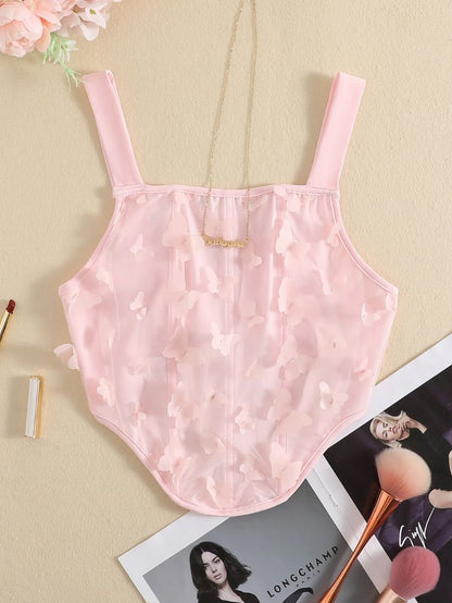 Boning Cami top Periwinkley Shop