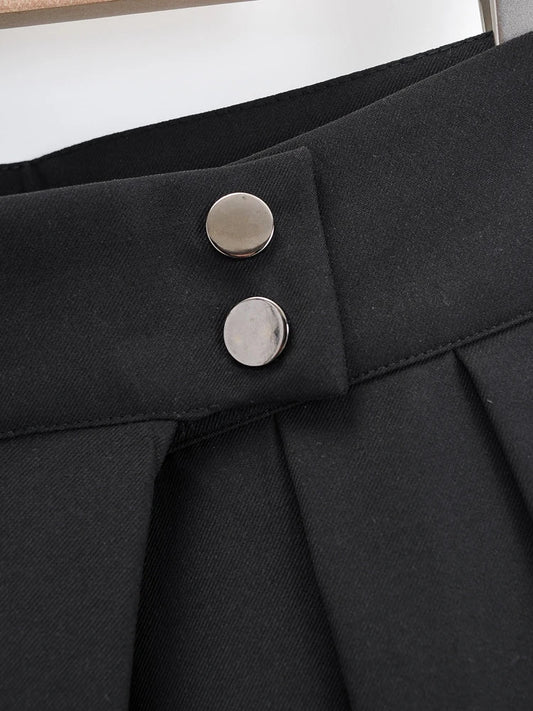 Bethenny Wide Leg Trouser- BLack Periwinkley Shop