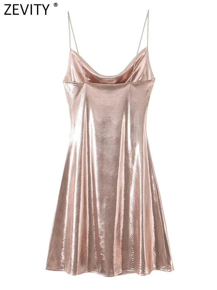 Urfi Summer Metal Party Wear Dress Periwinkley Shop