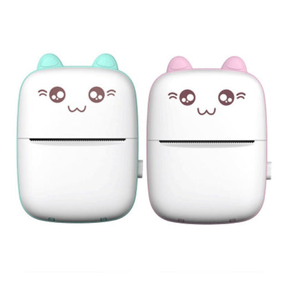 Portable Thermal Printer Mini Cat Print Paper Photo Pocket Thermal Printer Periwinkley Shop