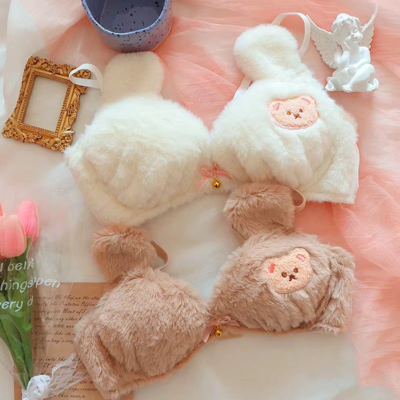 plush Teddy Lingerie Set -Brown Periwinkley Shop