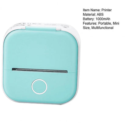 T02 Mini Pocket Printer Fast Portable Wireless Thermal Photo Printer Periwinkley Shop