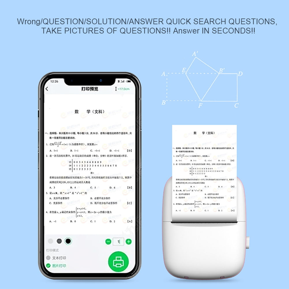 Portable Thermal Printer Mini Cat Print Paper Photo Pocket Thermal Printer Periwinkley Shop