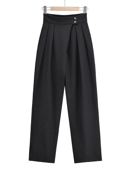 Bethenny Wide Leg Trouser- BLack Periwinkley Shop