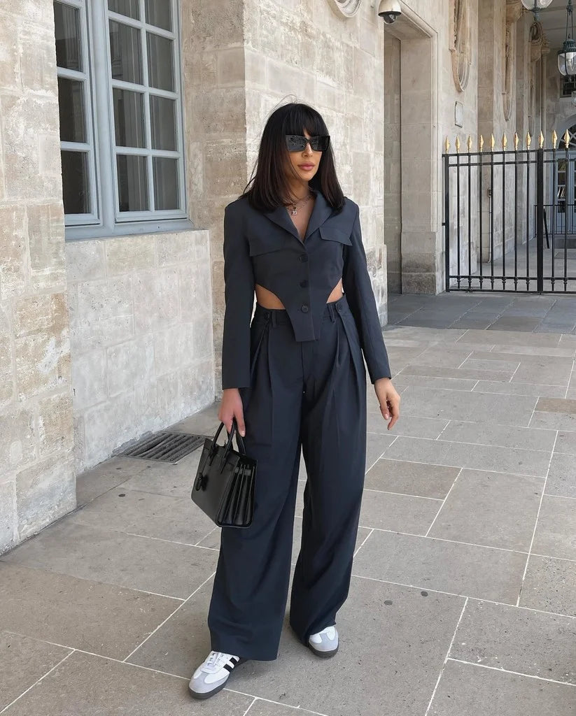 Suhana Khan Hot Casual Set- Black Periwinkley Shop