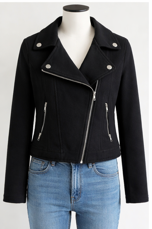 Black Suede Biker jacket