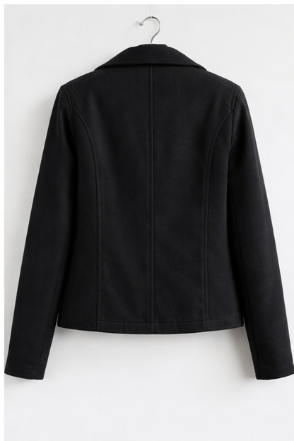 Black Suede Biker jacket