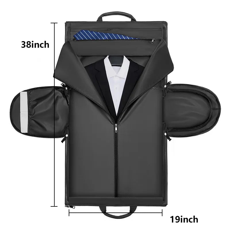 minimalist duffel bag double handle - black