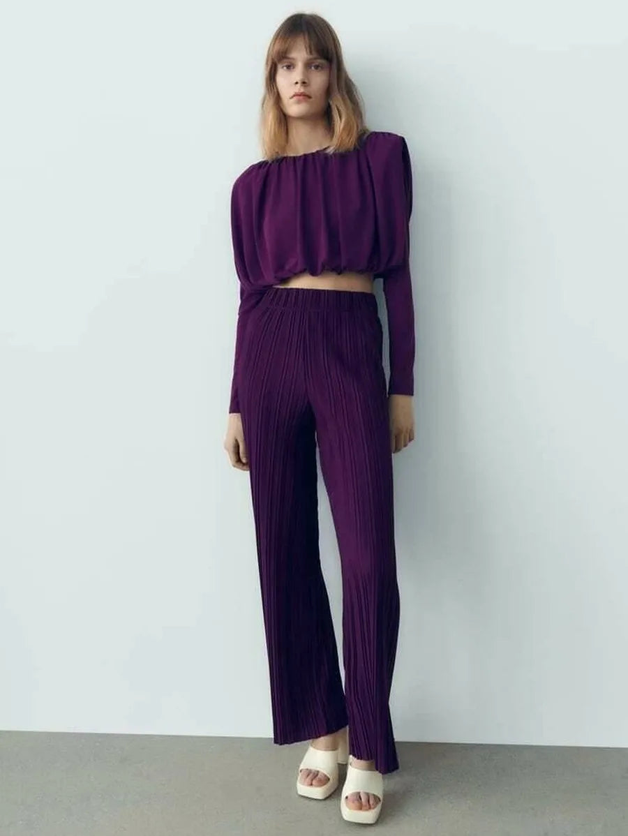 Zara Purple co ord set Periwinkley Shop