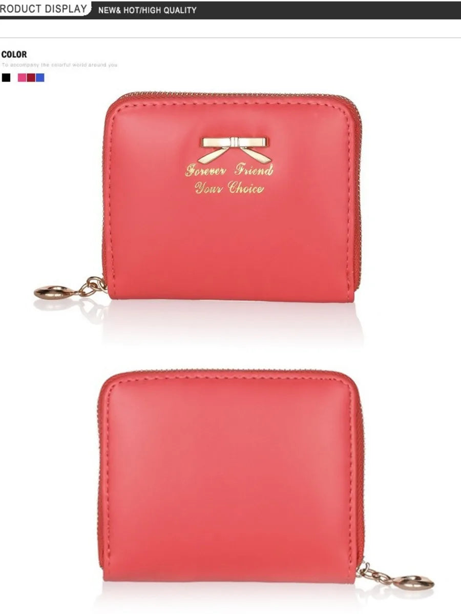 bow tie pocket zipper purse Periwinkley Shop