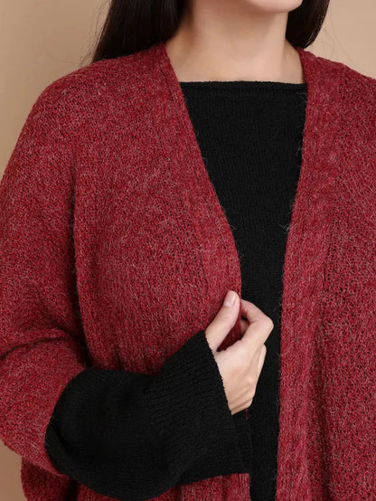 Water Flow Claret Red Shrug Periwinkley Shop