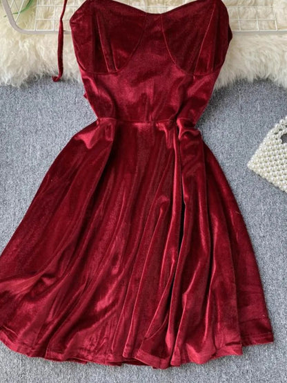 Rich Ruby Maroon Dress Periwinkley Shop