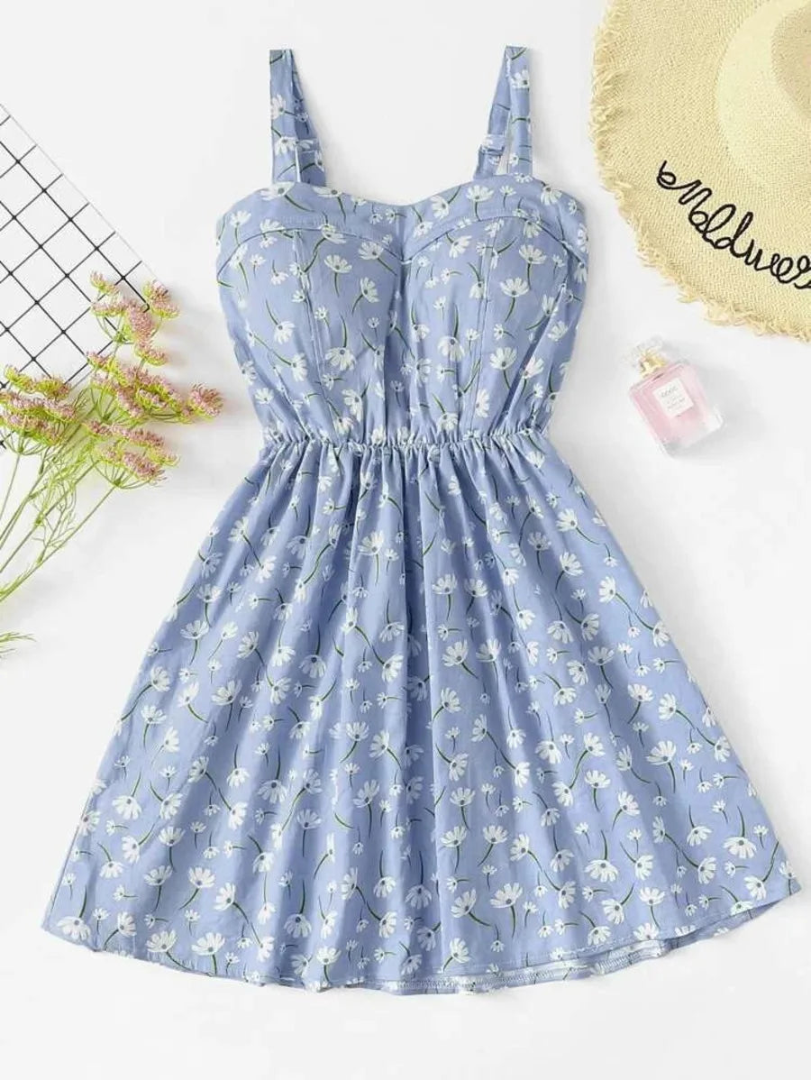 floral print cami dress Periwinkley Shop