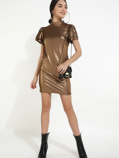 I'll Keep Shining Golden Dress Periwinkley Shop