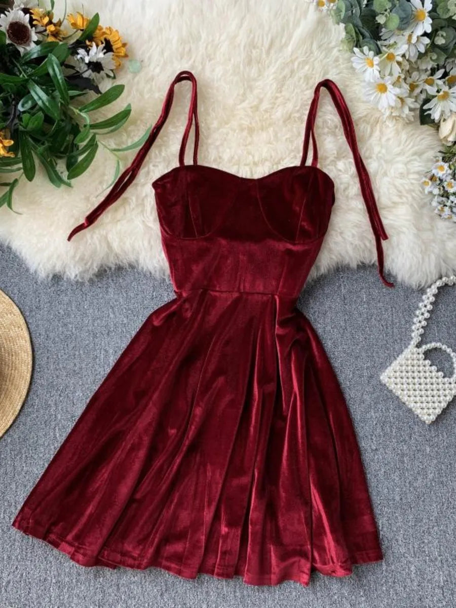 Rich Ruby Maroon Dress Periwinkley Shop