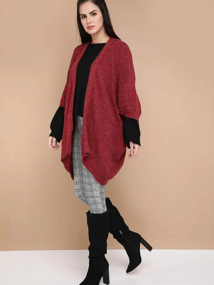 Water Flow Claret Red Shrug Periwinkley Shop