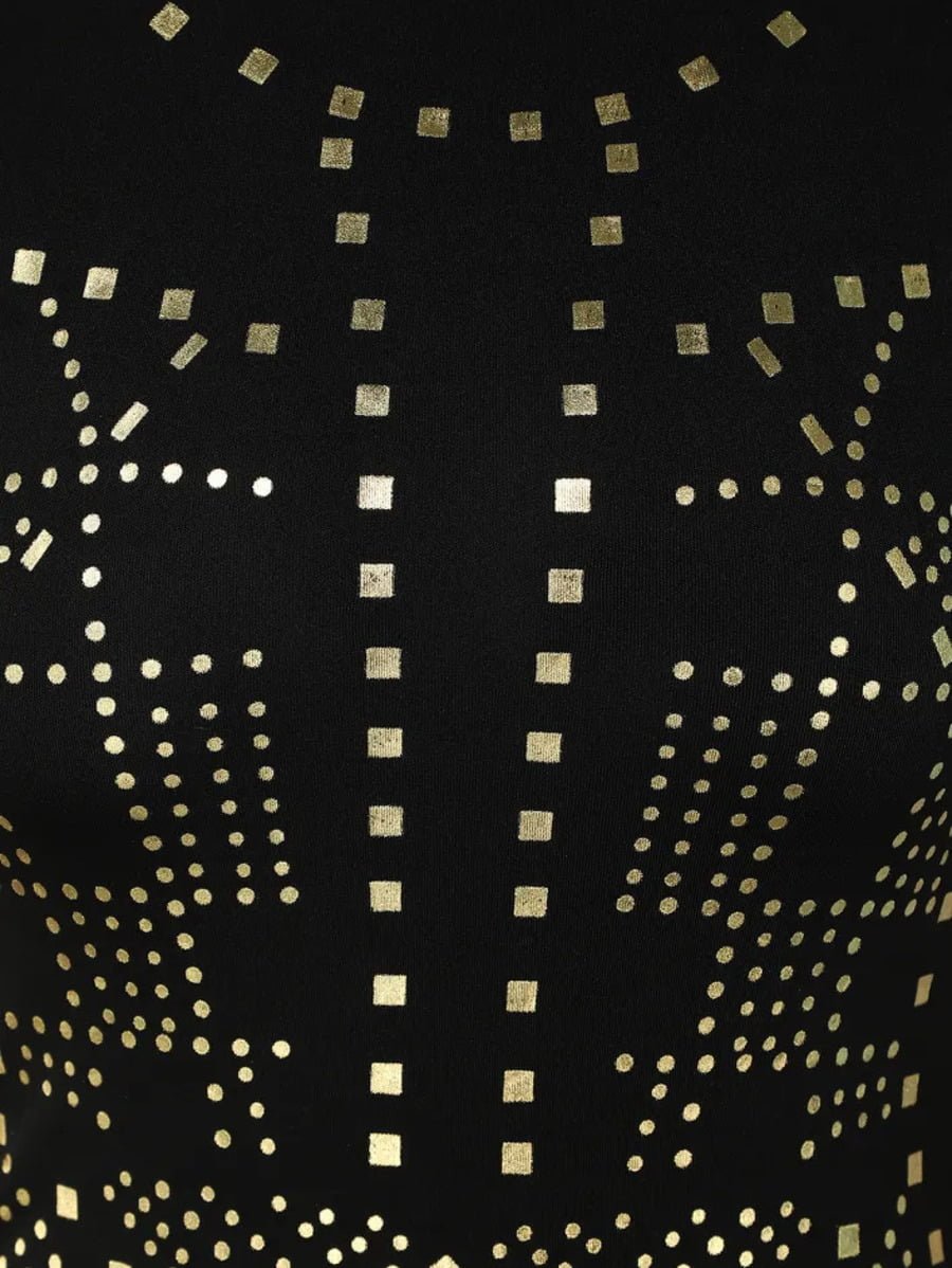 Gold Over Me Black Dress Periwinkley Shop