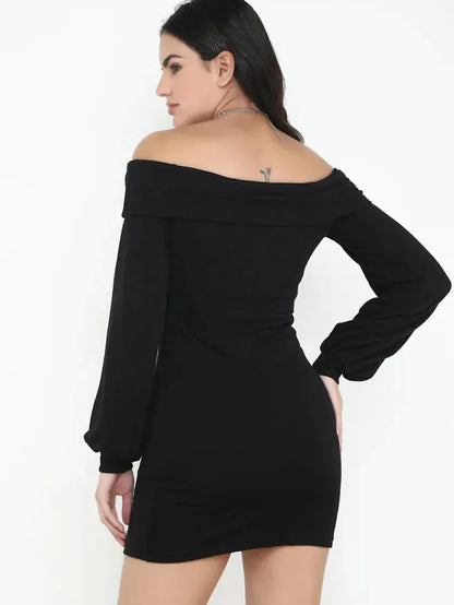 WINTER BLISS BLACK DRESS Periwinkley Shop