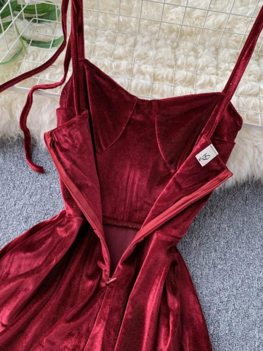 Rich Ruby Maroon Dress Periwinkley Shop