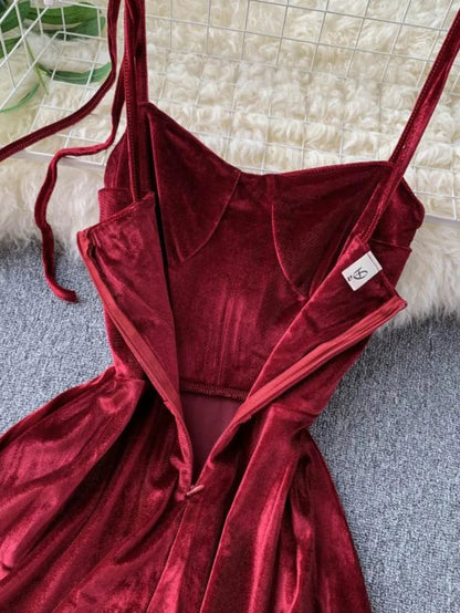Rich Ruby Maroon Dress Periwinkley Shop