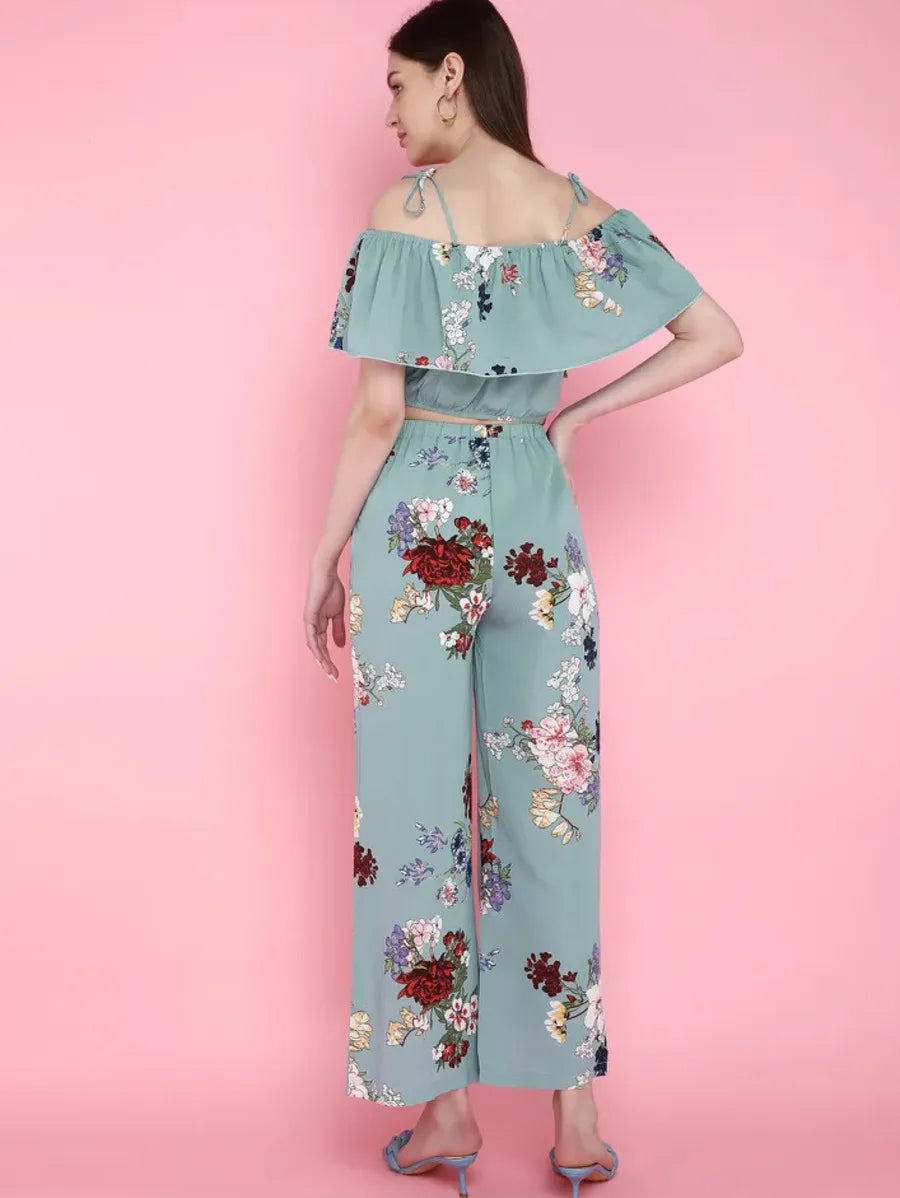 I'm Party Ready Green Two Piece Set Periwinkley Shop