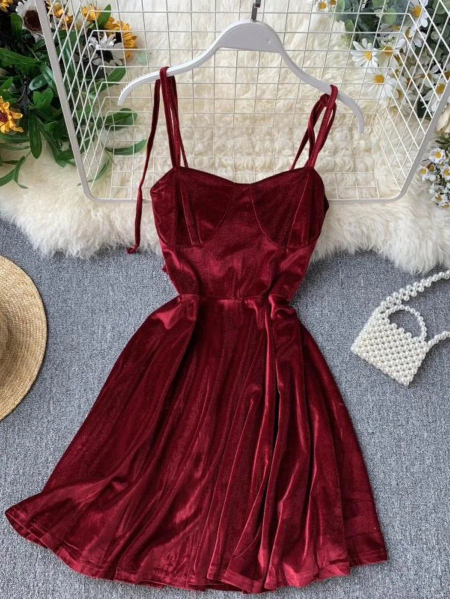 Rich Ruby Maroon Dress Periwinkley Shop