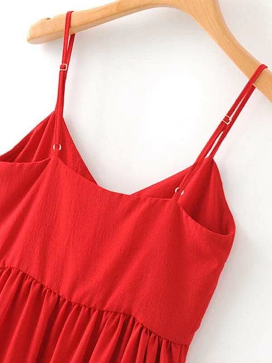 Button Through Cami Dress Periwinkley Shop