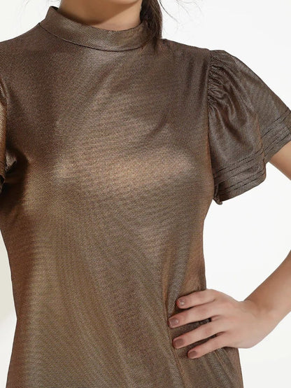 I'll Keep Shining Golden Dress Periwinkley Shop