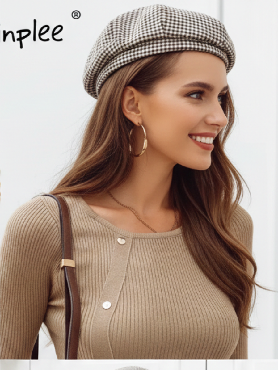 casual rivet  knitted sweater dress