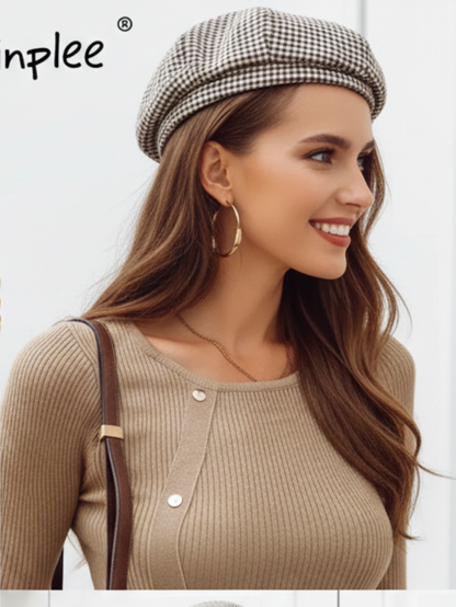 casual rivet  knitted sweater dress
