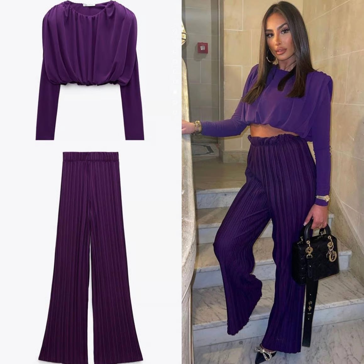 Purple co ord set