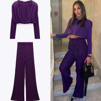 Purple co ord set