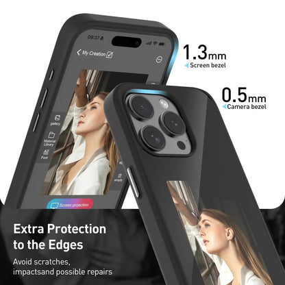 High end DIY screen projection phone case For iphone Periwinkley Shop