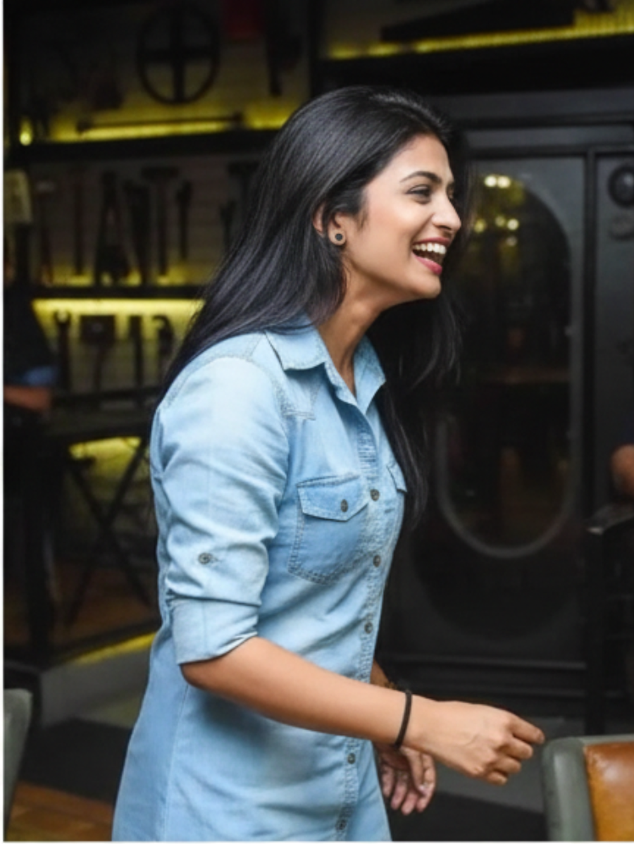 Denim overall button  dress