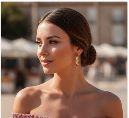 Rosé Bloom Smocked Dress